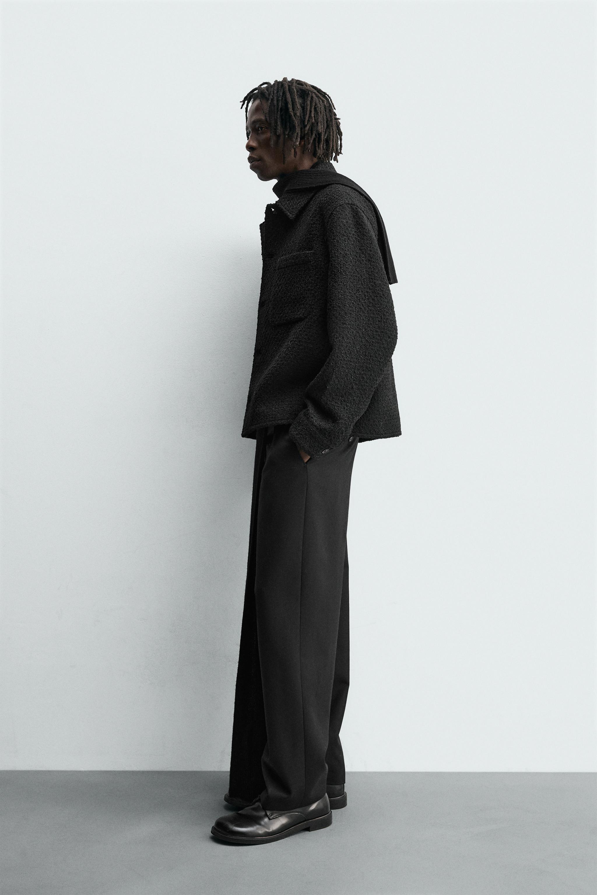 TEXTURED POCKET OVERSHIRT